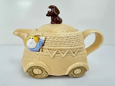 Vintage KATO KOGEI Van Happy Driver Tea Pot - Made In Japan • $45