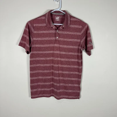 $24.99 • Buy Puma Golf Striped Premium Lightweight Polo Shirt Men's UK Large L