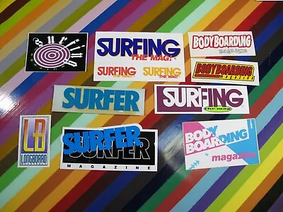 $22.40 • Buy Vtg 1980s 1990s Asstd. Surf Street Sticker - Magazines Mixed