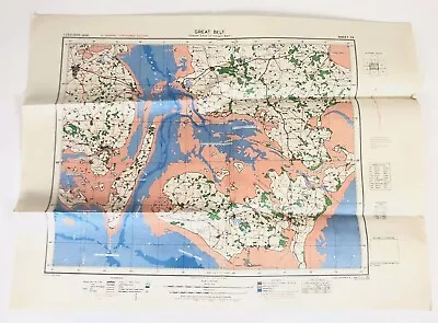 Original WW2 RAF Air Map 1944 Odense Denmark. (Mosquito Gestapo Raid ) • £35