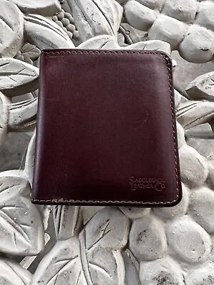 Saddleback Leather Company Bifold Wallet Vertical Limited Edition Brown • $129.99