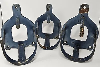 Blue Antique Equestrian Horse Bridle Holder Tack Wall Mount  • $35