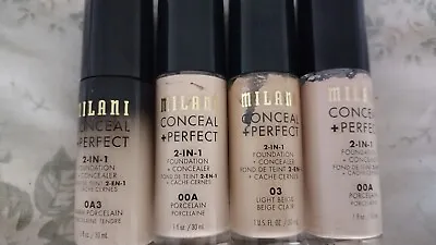 Milani Conceal +Perfect Remaining Shades Left. • £6