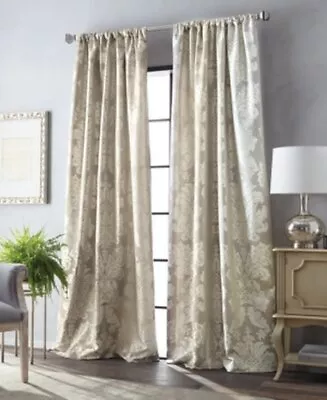 Martha Stewart Palermo Pole Top 50 X 84 Curtain Panel Champagne • $28.05