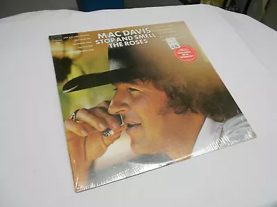 MAC DAVIS STOP AND SMELL THE ROSES COLUMBIA STEREO Vinyl LP Record   UNPLAYED • $27.99