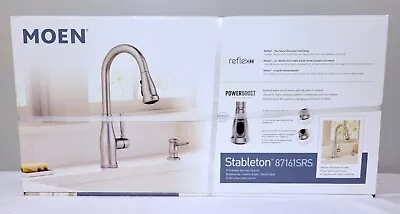 Moen Stableton 87161srs Spot Resist Stainless 1-handle Pull-down Kitchen Faucet • $115