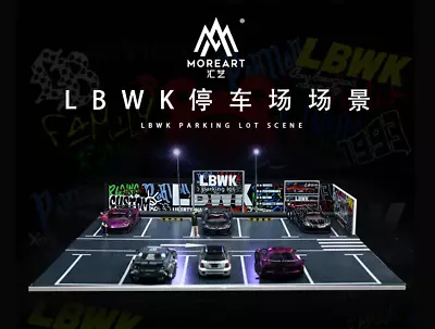 MoreArt 1:64 Scale LBWK CARPARK DIORAMA With LED LIGHTS NEW IN BOX • $48