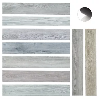 Vinyl Floor Planks Wood Effect Flooring Tiles Self Adhesive Kitchen 1-5.02 M² • £12.99