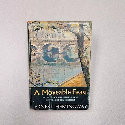 Vintage A Moveable Feast By Ernest Hemingway Hardcover (Rb27) • $38