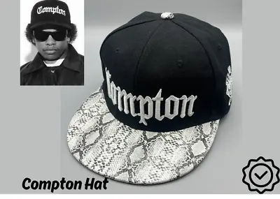 ✅-compton- High Quality Cheap Hip Hop Cap Unisex Snapback Eazy E Ice Cube 2pac✅ • £11.99