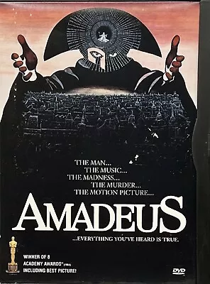 Amadeus - DVD - Tom Hulce - F. Murray Abraham - 90s Snap Case - • $9.95