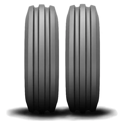 Two 3.50-8 3-Rib Front Garden Tractor Tubeless Tires Wheel Horse  T/M • $70