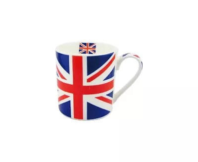 £6.99 • Buy Union Jack Latte China Mug Red White Blue Flag UK London Iconic Queen Co