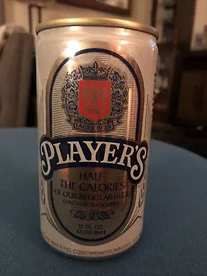 Vintage Player's Half The (70) Calories 12 Oz Aluminum Beer Can Miller Brewing • $5