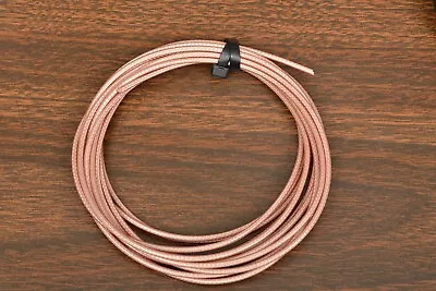 Military Surplus 12 Foot Silver Plated Teflon Rg316 Coaxial Cable • $15