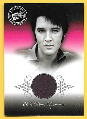 2007 Press Pass Elvis Is Elvis #PJ Elvis Presly Monagrammed Pajamas Relic Card • $49.78