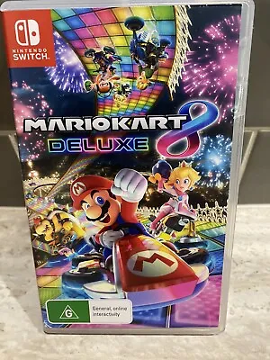 No Game Mario Kart 8 Deluxe Case Only Nintendo Switch - Fast Post - No Game • $29.99