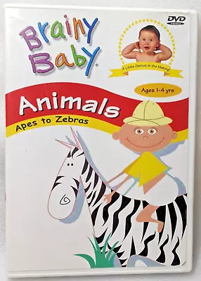 DVD Brainy Baby - Animals Apes To Zebras (DVD 2003) • $14.99