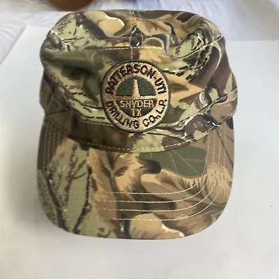 Patterson Drilling Company Army Cap Hat Lid Camouflage Strapback UTI Camo • $16.16