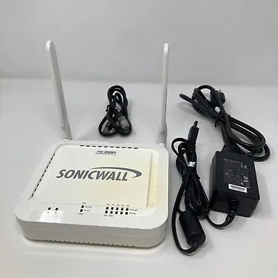 Sonicwall TZ 200 APL22-070 Firewall Wireless Router With Adapter ✅TESTED WORKS • $28.04