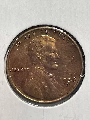 1938-S 1C RD Lincoln Cent B402 Beautiful Toning • $5