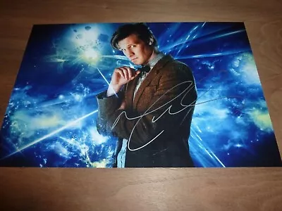 £65 • Buy MATT SMITH Signed 12X8 Photo DOCTOR WHO + COA