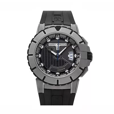 Harry Winston Ocean Sport Auto 44mm Titanium Mens Strap Watch Date 411/MA44Z • $7450