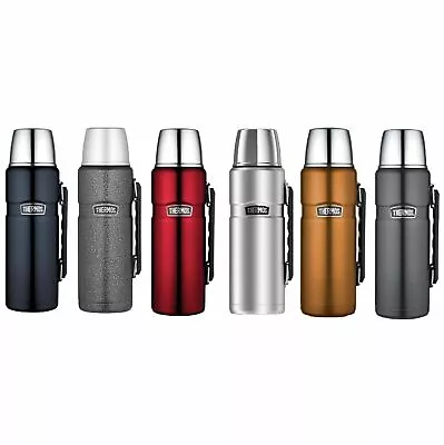 NEW THERMOS 1.2 LITRE DRINK BOTTLE King Flask Stainless Steel Insulated Lunch • $46.95