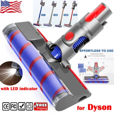 $30.99 • Buy Soft Roller Brush Head For DYSON V7 V8 V10 V11 Vacuum Cleaner Floor Head Animal