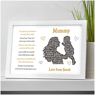 Mummy Birthday Gifts From Daughter Son Personalised Poem Gift From Baby Her • £15.95