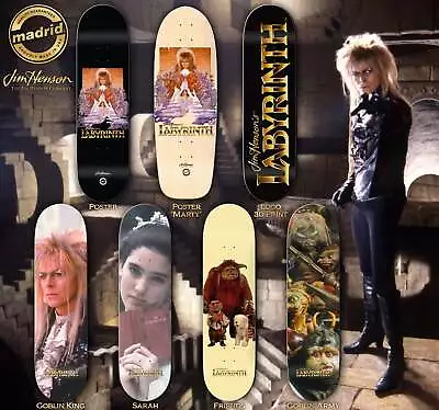 Madrid X Jim Henson's Labyrinth 7x Skateboard Deck Set • $449.95