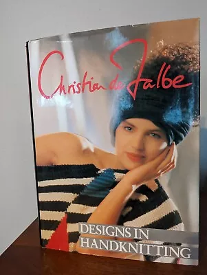 Christian De Falbe DESIGNS IN HANDKNITTING-  Vintage 80's Knitting Patterns Book • $12