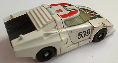 1982 TRANSFORMERS G1 Wheeljack White 539 Race Car Vintage Hasbro Takara Robot • $29.99