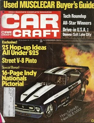 $8.95 • Buy Car Craft 1971 Nov -v-8 Pinto, Indy Nats Pics, Musclecar Buyer's Guide, Hop-up*