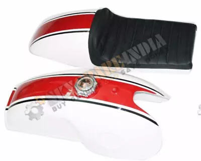 Petrol Fuel Tank With Seat For Benelli Mojave Cafe Racer 260 360 White & Red • $395.99