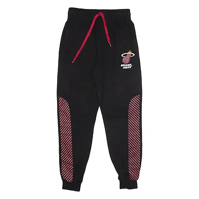 NBA Miami Heat Mens Joggers Black Tapered M W26 L29 • £12.99