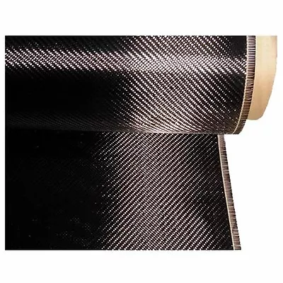 Carbon Fibre Cloth (Twill Weave) 1m X 350mm (200gm) • £13.17