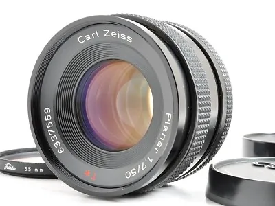 [Ex+5] Contax Carl Zeiss Planar T* 50mm F/1.7 AEJ  MF Prime Lens C/Y From Japan • $169.99