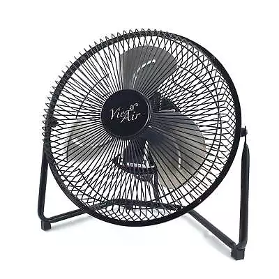 Vie Air 9  High Velocity Tilting 3 Speed Metal Floor Fan Portable Home Fans • $28.99