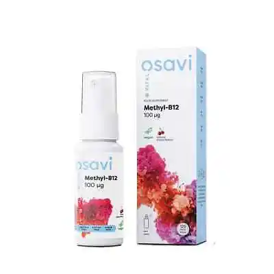 £9.49 • Buy Osavi Methyl-B12 Oral Spray 100mcg (Cherry) - 25 Ml FREE P&P