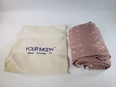 YOUR MOON Pure Mulberry Silk Comforter For Summer/Spring Deep Pink 59 X 85 Inch • $52.49