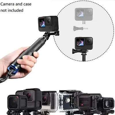 Extendable Selfie Stick For GoPro 12 11 10 9 Max 8 7 6 5 Action Cam Insta360 • $16.95