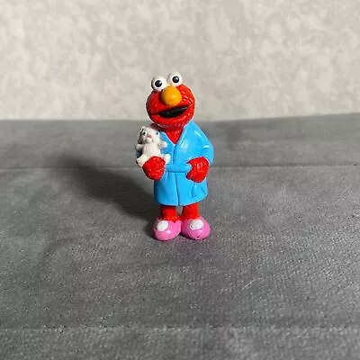 Elmo Sesame Street Bedtime Bath Robe PVC Figure Cake Topper • $7.77