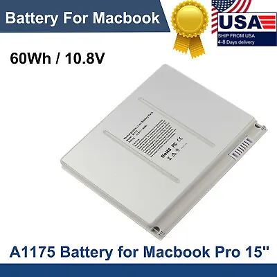 $23.99 • Buy A1175 Battery For Macbook Pro 15  A1211 A1226 A1260 A1150 (2006-2008) 60Wh NEW