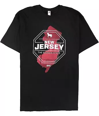 UFC Mens New Jersey The Garden State Graphic T-Shirt Black XX-Large • $20.87