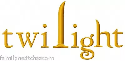 Twilight Font Machine Embroidery Designs On Multi-formatted CD In 8 Sizes • $12.99