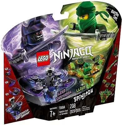 LEGO Ninjago Spinjitzu Lloyd Vs. Lord Garmadon #70664 BNIB - NLA 2019 Spinner • $109.95