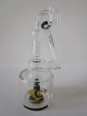 Vtg Diamond Glass 6 1/2  Beaker Water Pipe Bong • $49