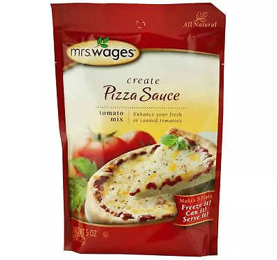 Mrs. Wages Create Your Own Pizza Sauce Mix In 5 Oz. Packets (4 Packets) • £28.10