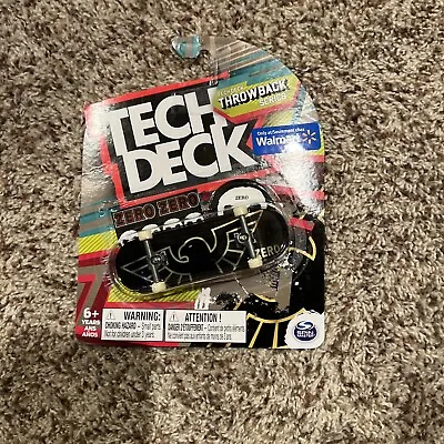 ULTRA RARE TECH DECK ZERO Throwback Series Walmart Fingerboard Skateboard NEW • $5